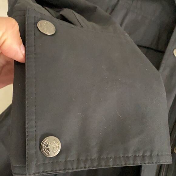 Gallery Petite S Water Resistant Mid Weight Jacket Black Rain Jacket. - Picture 14 of 16